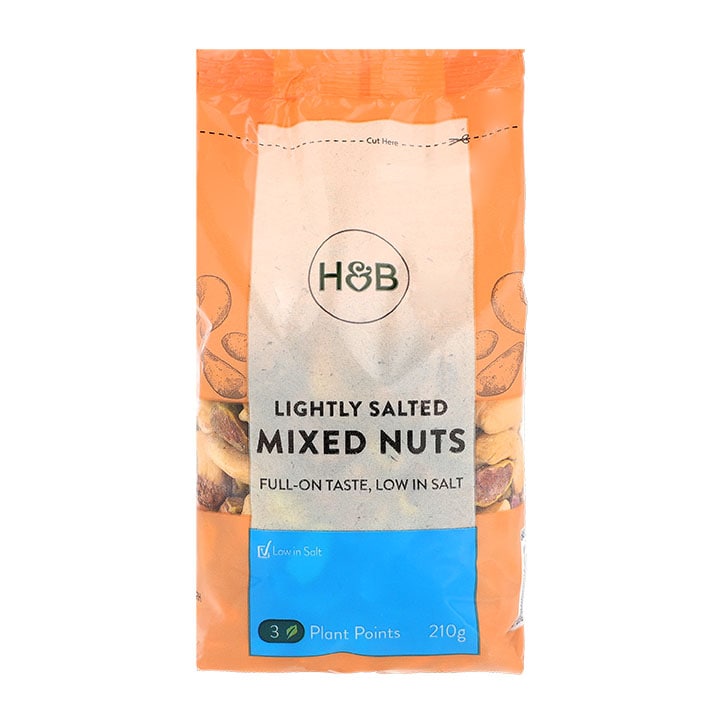 Holland & Barrett Lightly Salted Peanuts, Cashews & Pistachios 210g
